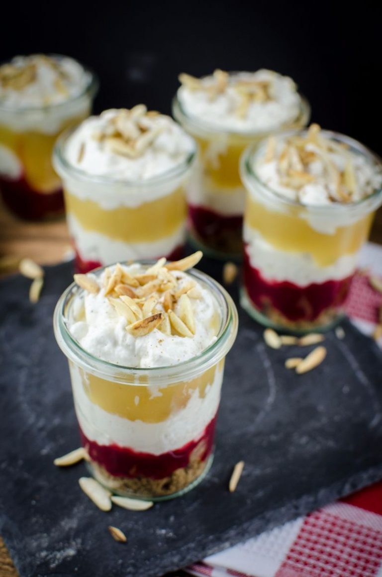[Küchenwunder] Quarkspeise mit Apfel- und Cranberrymus - vanni vanilla